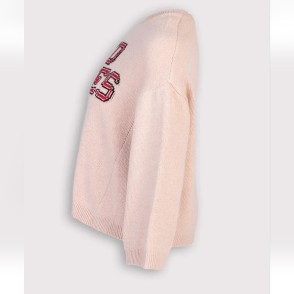 New RED VALENTINO Jumper Size XS Cashmere Angora & Wool Blend Intarsia Front - Picture 2 of 6